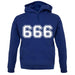 666 College unisex hoodie