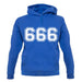 666 College unisex hoodie