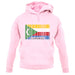 Comoros Barcode Style Flag unisex hoodie