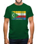 Comoros Barcode Style Flag Mens T-Shirt
