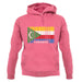 Comoros Barcode Style Flag unisex hoodie