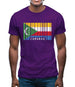 Comoros Barcode Style Flag Mens T-Shirt