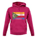 Comoros Barcode Style Flag unisex hoodie