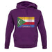 Comoros Barcode Style Flag unisex hoodie