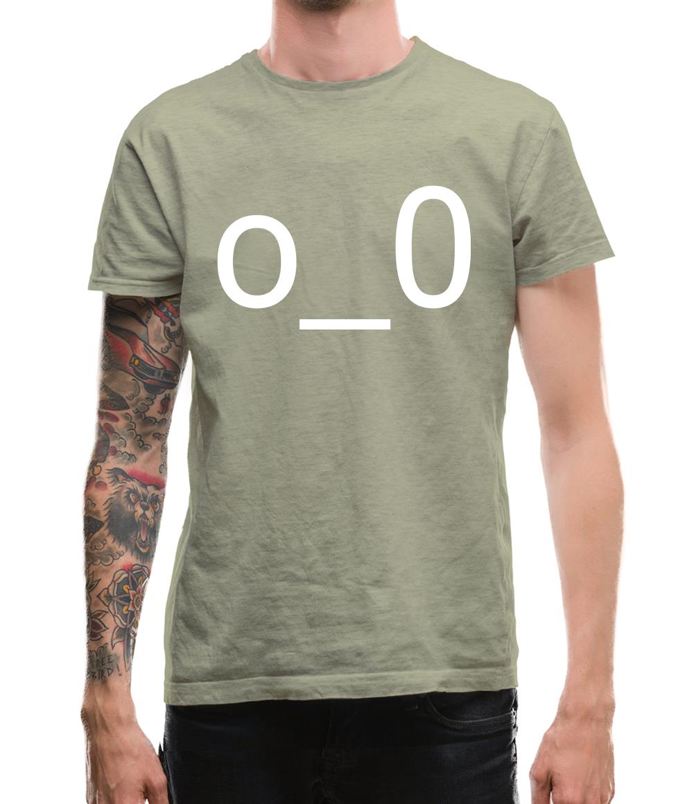 Confused Smiley Mens T-Shirt