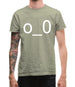 Confused Smiley Mens T-Shirt