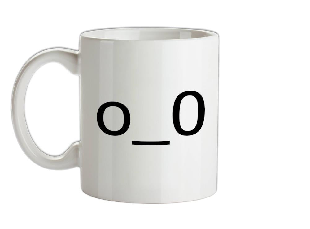 Confused Smiley Ceramic Mug
