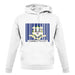 Connecticut Barcode Style Flag unisex hoodie