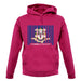 Connecticut Barcode Style Flag unisex hoodie