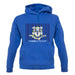 Connecticut Barcode Style Flag unisex hoodie