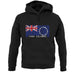 Cook Islands  Barcode Style Flag unisex hoodie