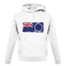 Cook Islands Grunge Style Flag unisex hoodie