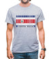 Costa Rica  Barcode Style Flag Mens T-Shirt