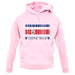 Costa Rica  Barcode Style Flag unisex hoodie