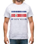 Costa Rica  Barcode Style Flag Mens T-Shirt