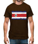Costa Rica Grunge Style Flag Mens T-Shirt