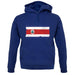 Costa Rica Grunge Style Flag unisex hoodie