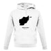 Afghanistan Silhouette unisex hoodie