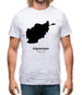 Afghanistan Silhouette Mens T-Shirt