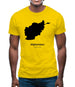 Afghanistan Silhouette Mens T-Shirt