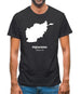 Afghanistan Silhouette Mens T-Shirt