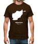 Afghanistan Silhouette Mens T-Shirt