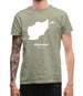 Afghanistan Silhouette Mens T-Shirt