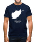 Afghanistan Silhouette Mens T-Shirt