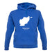 Afghanistan Silhouette unisex hoodie