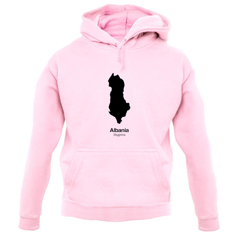 Albania Silhouette unisex hoodie