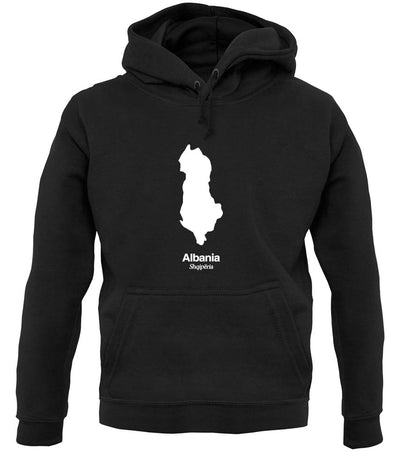 Albania Silhouette unisex hoodie
