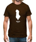 Albania Silhouette Mens T-Shirt