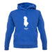 Albania Silhouette unisex hoodie