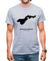 American Samoa Silhouette Mens T-Shirt