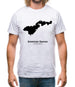 American Samoa Silhouette Mens T-Shirt