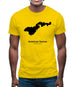 American Samoa Silhouette Mens T-Shirt