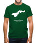 American Samoa Silhouette Mens T-Shirt