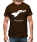 American Samoa Silhouette Mens T-Shirt