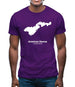 American Samoa Silhouette Mens T-Shirt