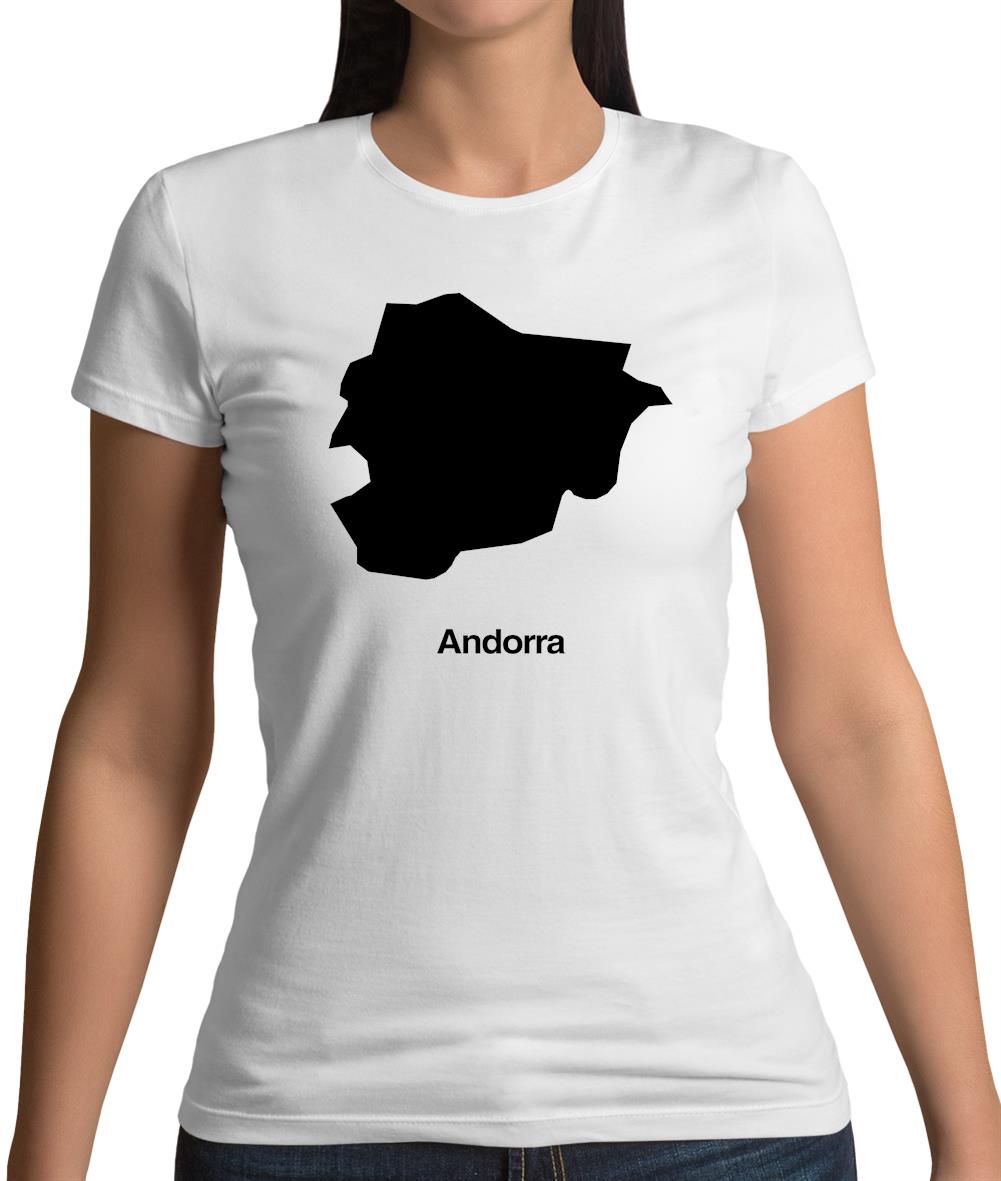 Andorra Silhouette Womens T-Shirt
