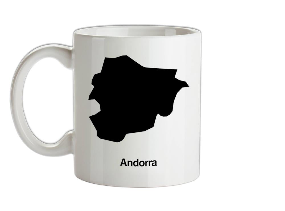 Andorra Silhouette Ceramic Mug