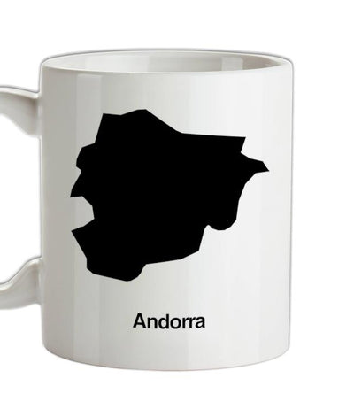 Andorra Silhouette Ceramic Mug