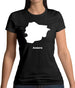 Andorra Silhouette Womens T-Shirt