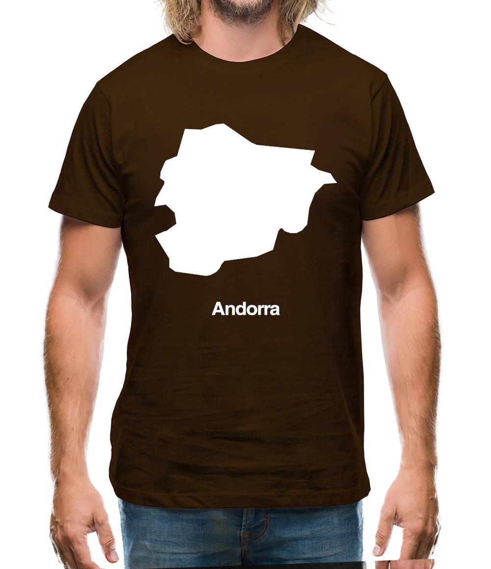 Andorra Silhouette Mens T-Shirt