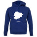 Andorra Silhouette unisex hoodie