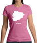 Andorra Silhouette Womens T-Shirt