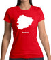 Andorra Silhouette Womens T-Shirt