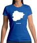 Andorra Silhouette Womens T-Shirt