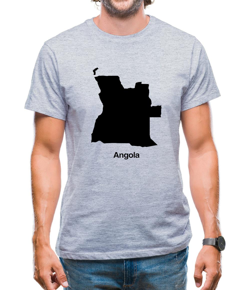 Angola Silhouette Mens T-Shirt