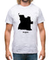 Angola Silhouette Mens T-Shirt